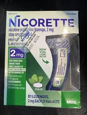 Nicorette Mini 81 Lozenge Mint 2mg Expires 06/2026++