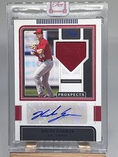 2022 Panini Three and Two Nolan Gorman Patch Auto /32 - Cardinals