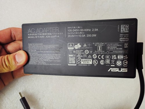 For ASUS ROG Zephyrus G14(2025) GA403WP RTX5070 A20-200P1A 200W 20V 10A Original - Photo 2/6