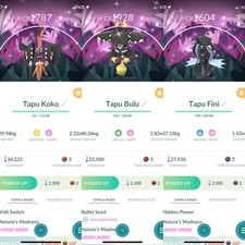 Shiny Tapu -Special Background Go Wild Area 2025 (20k dusts)-Pokemon-GO
