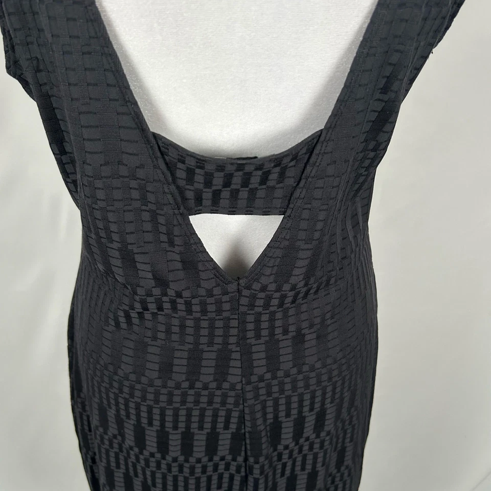 Vintage Donna Alças Elásticas Pretas Sem Mangas Tamanho Médio Mini Elástico - Imagem 4 de 4