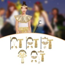 &Auml;gyptisches Kost&uuml;m Set Halloween Kost&uuml;m f&uuml;r Karneval B&uuml;hnenauftritt Party