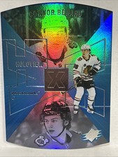 2023-24 Upper Deck Extended Series Blue Holoview #SPX-33 CONNOR BEDARD