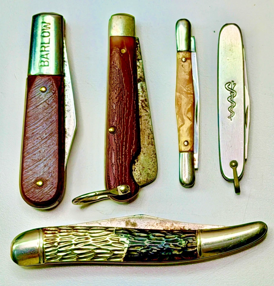 LOTE de (5) -- IMPERIAL KNIFE CO. -- Varios Estilos -- Todo en ORDEN DE FUNCIONAMIENTO Foto 4 de 4