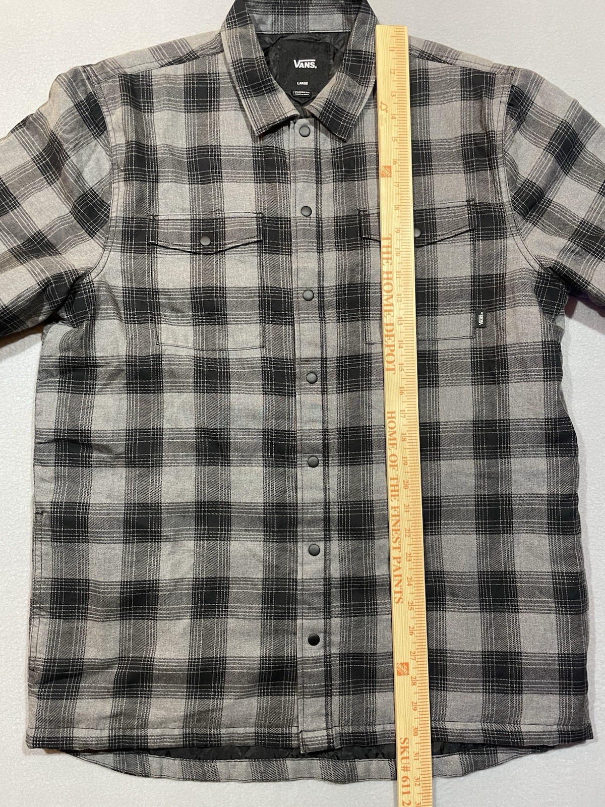 Vans Button Down Quilted Jacket - Large - image 8