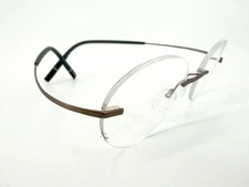 Silhouette 5541 Eyeglasses FRAMES 6040 Satin Brown ..[]19-145 Titanium L569