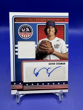 2023 Stars & Stripes Gavin Stedman Development Program #NTDP-GS Game Used Auto