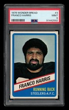 1976 Wonder Bread Set-Break #  3 Franco Harris PSA 9 MINT
