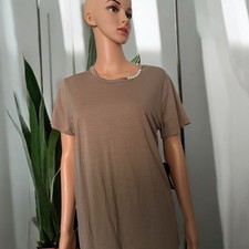 Michael Lauren pearl’s collar detail Tencel/Cotton Made in USA T-shirt NWT