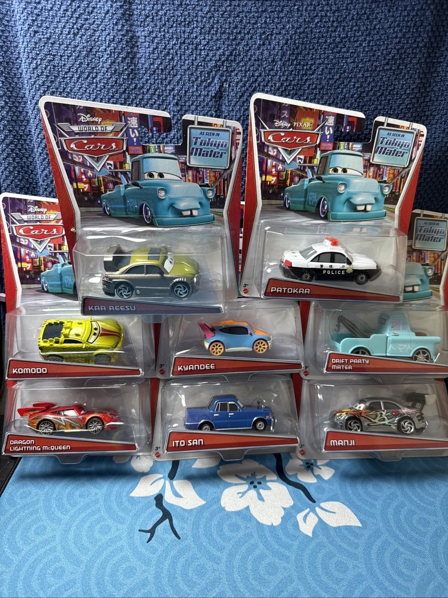 MATTEL. Disney Pixar Cars ミニカー まとめ売り Disney/Pixar World Of Cars - Tokyo Mater Series - Set of 9