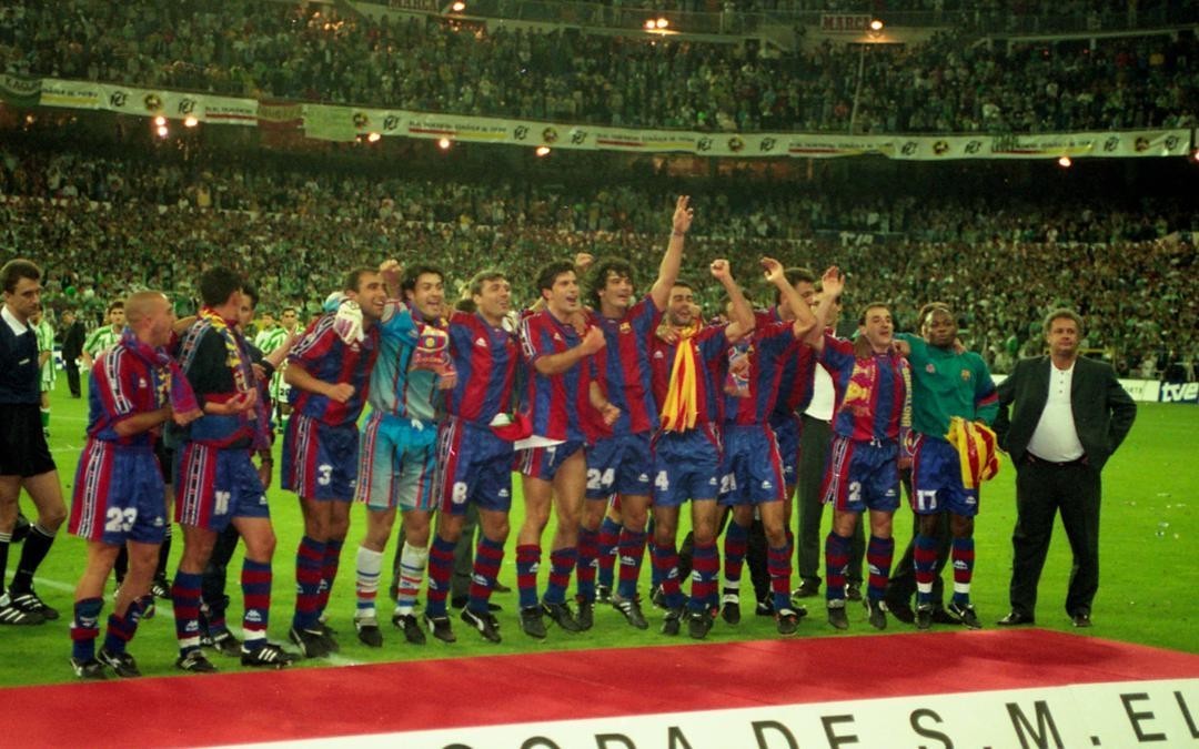 FC Barcelona 96/97 Copa del Rey Commemorative M Jersey New with