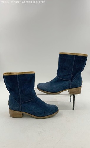 Women's Blue UGG Boots Size 8 - Picture 4 of 6