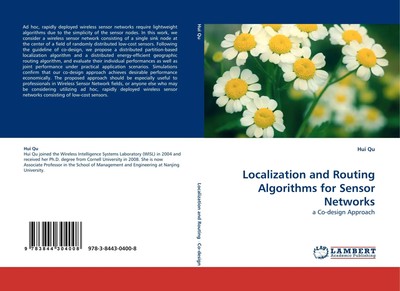 Hui Qu | Localization and Routing Algorithms for Sensor Networks | Taschenbuch