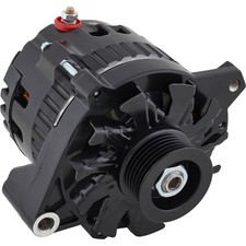 Gm Cs-130 Style 220 Amp Alternator Serpentine Pulley Black