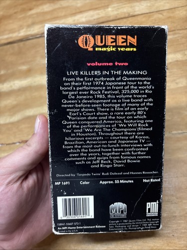 Queen Magic Years Volumes 1&2 1987 VHS Tested Fast Shipping - Imagen 12 de 15