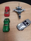 70's Vtg Cars-78 Matchbox Plane & 79 Corvette,  79 Hot Wheel Truck & Green Car