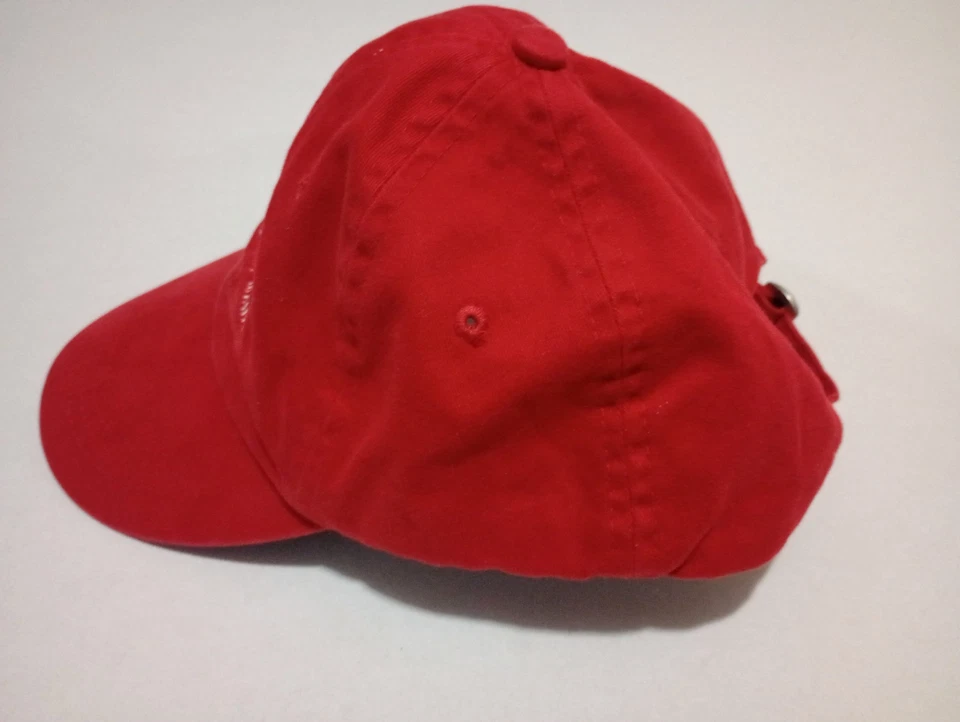 Sombrero Red's Eats Langosta Wiscasset Maine Yunque Ajustable De Colección Rojo Foto 2 de 4