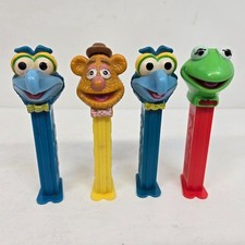 Vintage Muppets Pez Dispenser Lot Fozzie Gonzo Kermit 1991