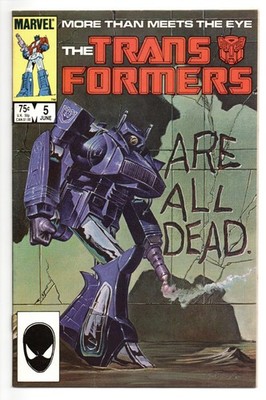 Transformers #5 Marvel 1985 VF/NM 1st Josie Beller Cameo G1 Comic