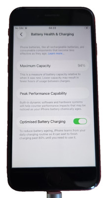 Apple iPhone SE 3. Gen 64GB Product Red A2783 Smartphone Touch ID getestet *37