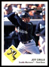 Jeff Cirillo 2003 Fleer Tradition #108 Mariners MLB READ FREE SHIP AutographDen