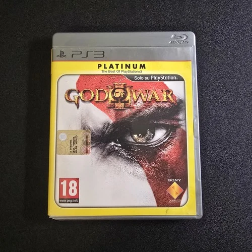 God of War 3 III Platinum PS3 Playstation 3 Sony PAL ITA COMPLETE Original