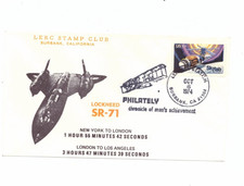 USA Brief Lockheed SR-71 1974 LERC STAMP CLUB California