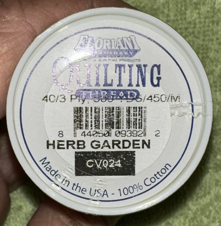Floriani Embroidery Thread 500 Yards Quilting Thread Herb Garden CV024 NOS - Image 2 of 3