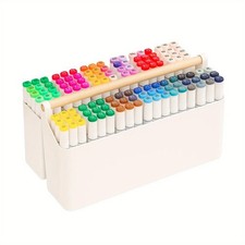 Large Plastic Portable Storage Organizer Bin With Handle, Adjustable Dividers