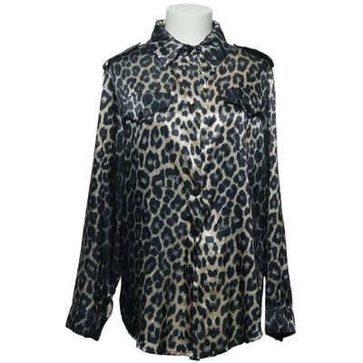Carling, Bluse, Größe: XL, Schwarz/Beige, Polyester, Leopard, Damen #vRx