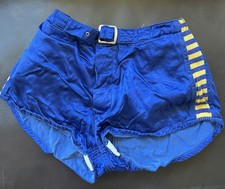 Vintage 1930's-40's  Champion Knitware Button Fly , Belt Basketball Shorts