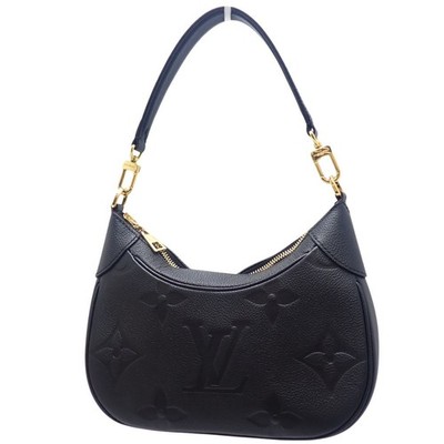 Louis Vuitton Bagatelle NM M46002 Monogram Empreinte Leder Noir Armband x2 Damen
