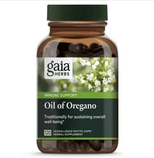 GAIA OIL OF OREGANO 120 LIQUID PHYTO-CAPS. EXP 4/2026+