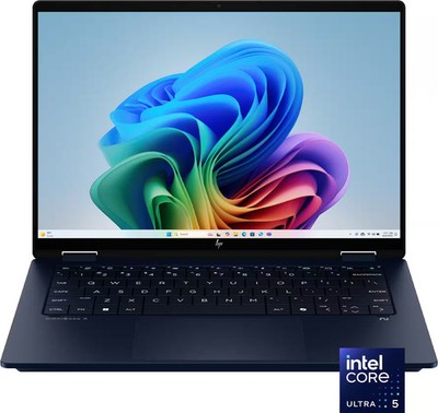 HP - OmniBook X Flip 2-in-1 - 14'' 2K Touchscreen Laptop - Intel Core Ultra 5 ...