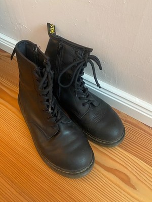 Dr Doc Martens 38 UK5 US7 guter Zustand schwarz Reißverschluss Sohle original