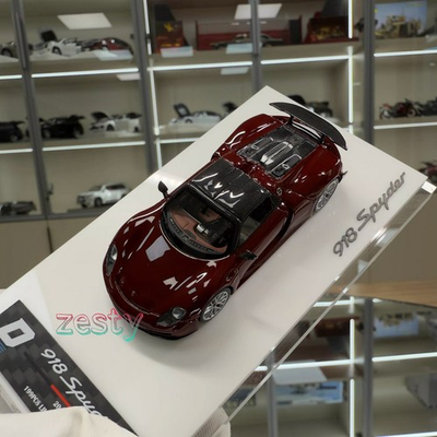 #ad BCP 1:64 porsche 918Spyder resin car model decoration collection $118.99