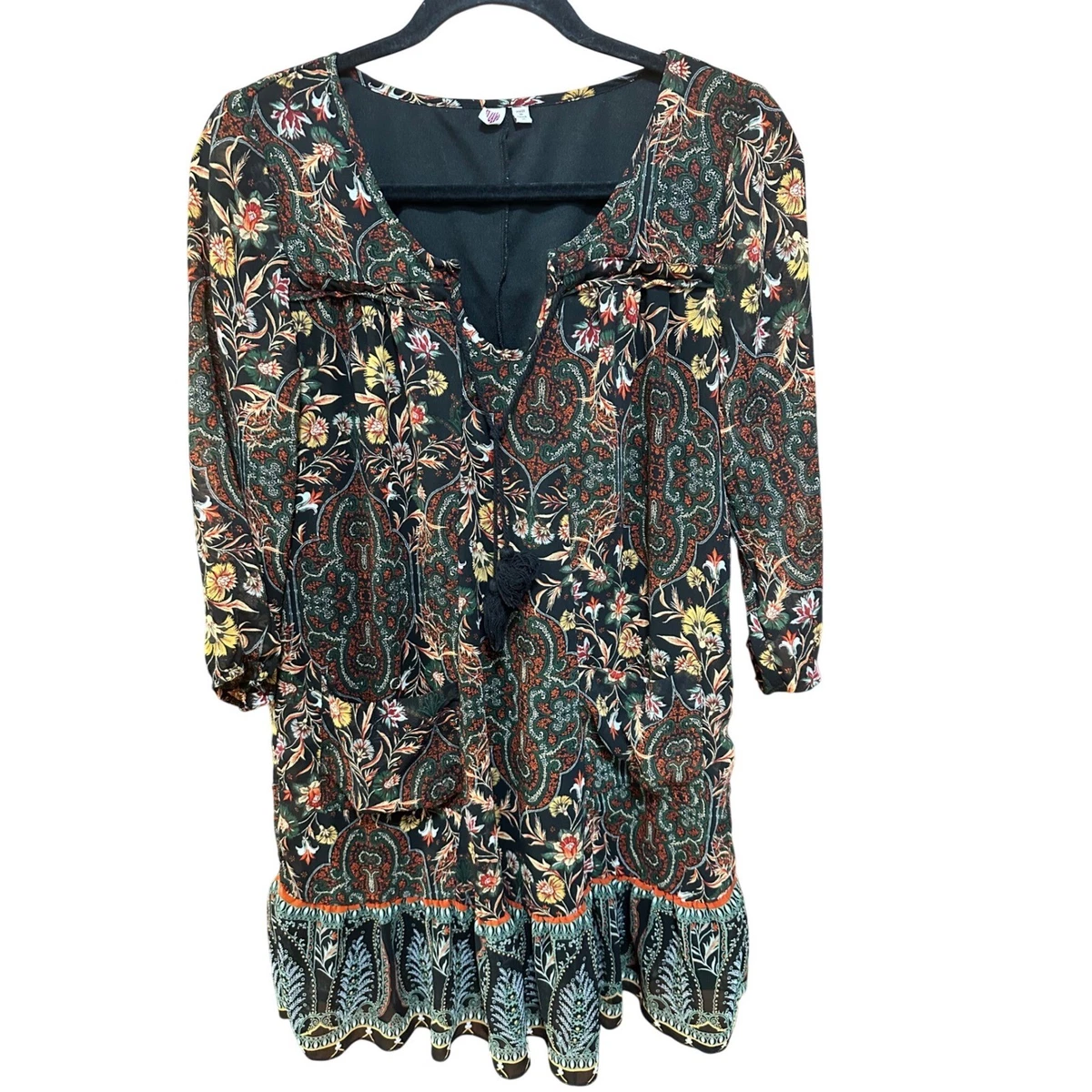 Aqua Chiffon Floral Dresses for Women for sale | eBay