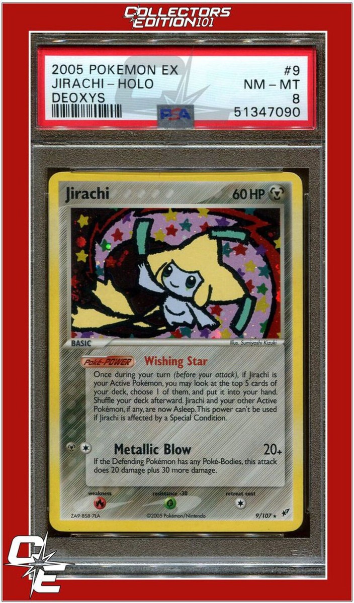 EX Deoxys Jirachi 9 Holo PSA 8 | eBay