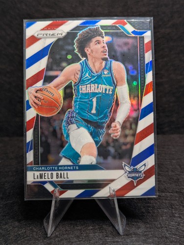 2024-25 Panini Prizm - LaMelo Ball #30 Red White & Blue Prizm