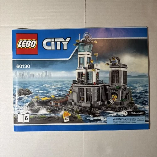 LEGO City Prison Island set #60130 • Complete With Mini Figs And Instructions