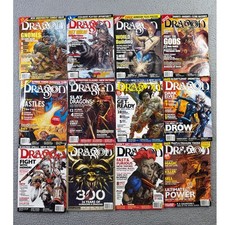 Dragon Magazine Dungeons Dragons 2002 Lot 12 Issues Full Year Fantasy RPG