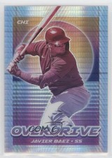 2021 Panini Chronicles Overdrive Hyper Prizm /299 Javier Baez #1 0m4q