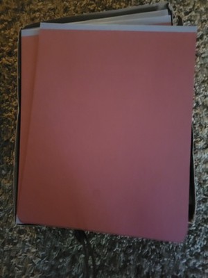 Smead PressGuard Report Cover Letter Size Red 2in Capacity 25 Pack 81724