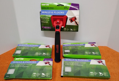 Shur-line 7'' Non-Rip Pad Painter w/ Comfort grip Handle & 4Pads Refills #2006128