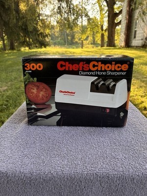 Chefs Choice Diamond Hone Electric Knife Sharpener Model 300 New In Box