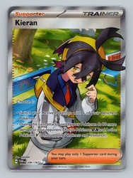 Kieran 206/167 Twilight Masquerade Full Art Ultra Rare Holo