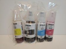 Genuine Epson 502 Color Ink Combo Pack for ECO-TANK ET-2850 Printer-4PK