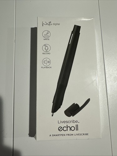 NEW SEALED Livescribe Echo 2 echo II SmartPen Write Digital APX-00043 - Bundle