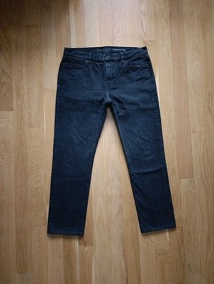 Outerknown SEA Drifter Jeans Mens 36x30 Black Tapered Leg Organic Cotton Stretch