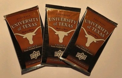2011 Upper Deck University of Texas Longhorns (3) 8-Card Sealed Pack, ASH, McCoy